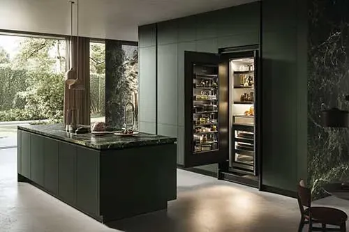 Dark Green Kitchen Cabinets