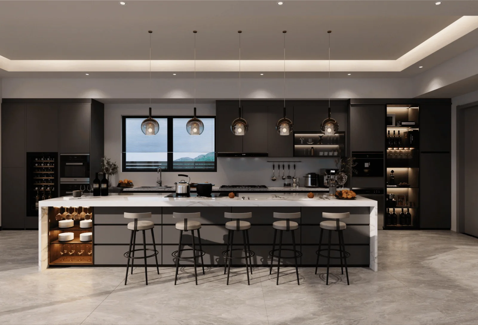 Open Concept Kitchen