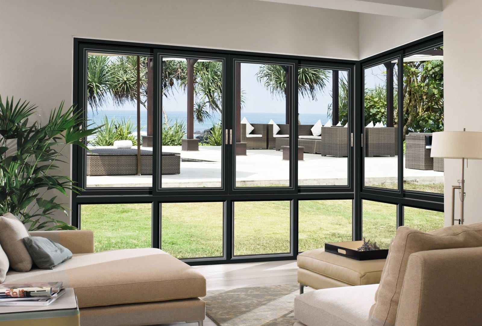 Sliding windows for modern residential projects