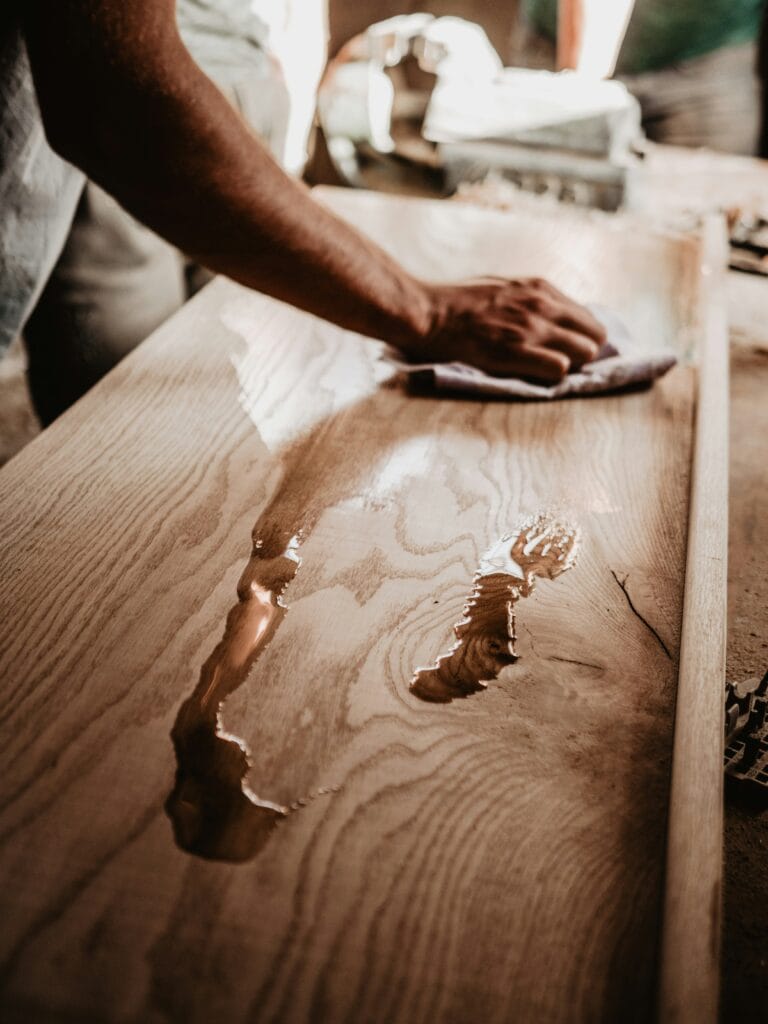 Polishing A Solid Wood Wardrobe