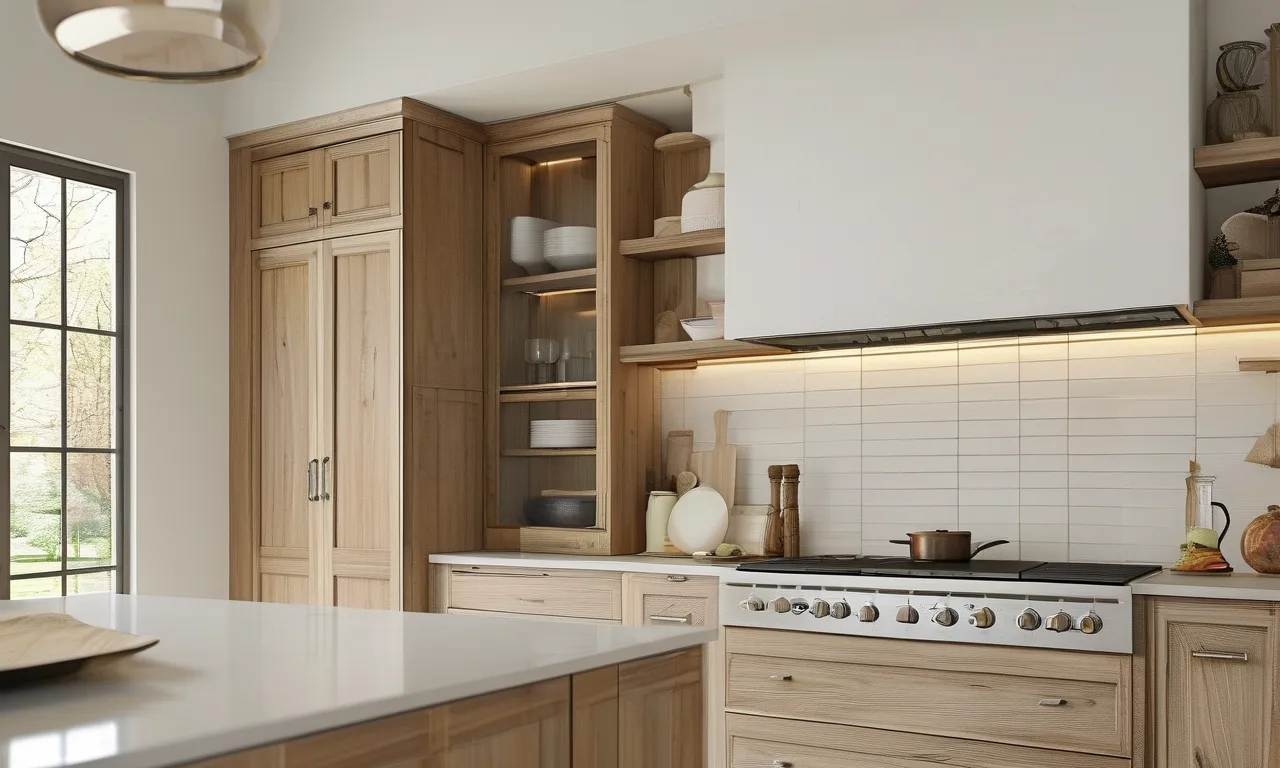 Cover of a modern kitchen with shaker and flat-panel cabinet styles