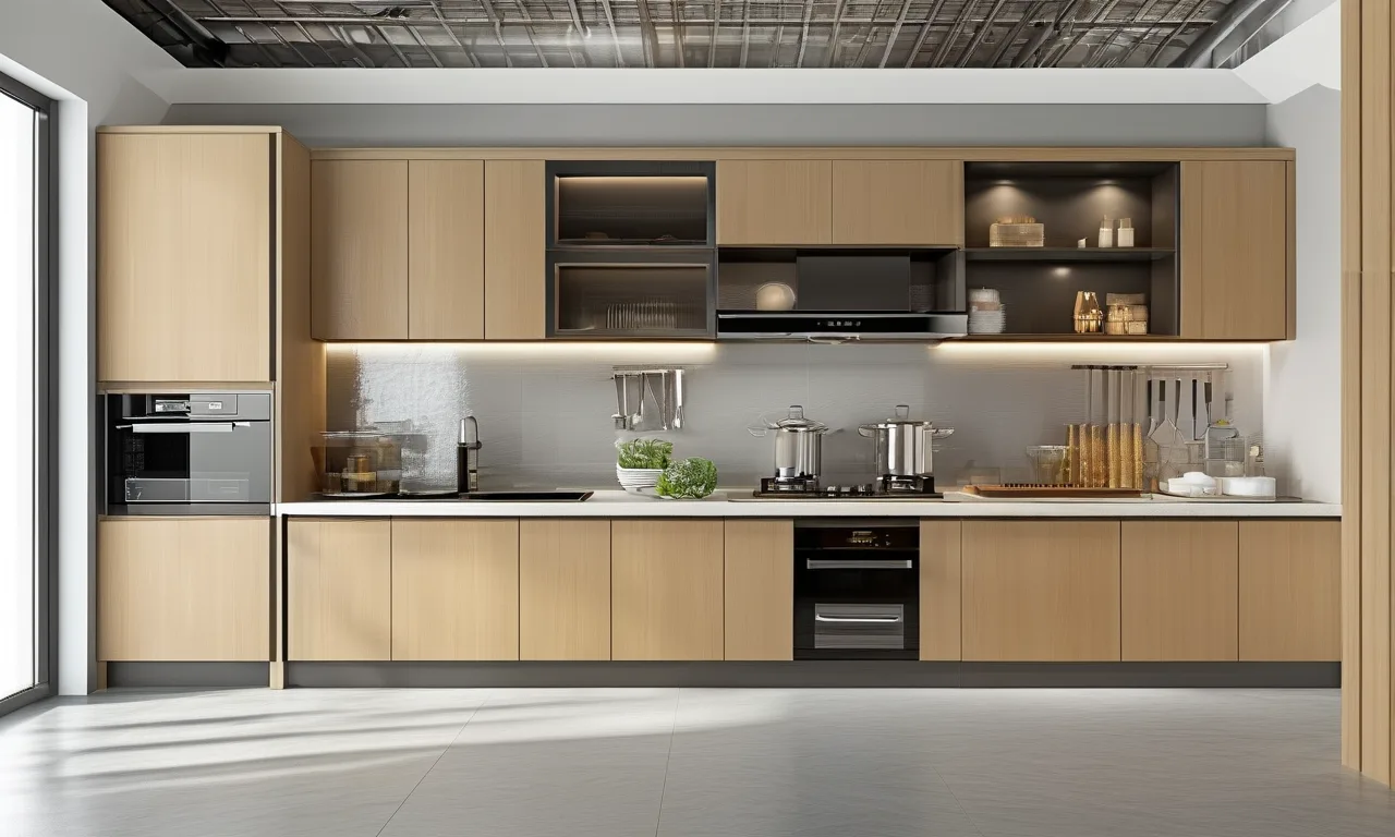 Kitchen cabinet manufacturing workshop in Foshan