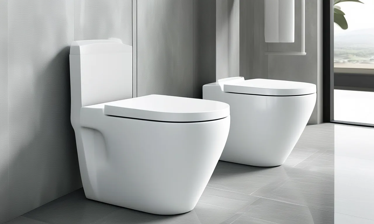 One-piece and two-piece toilets comparison