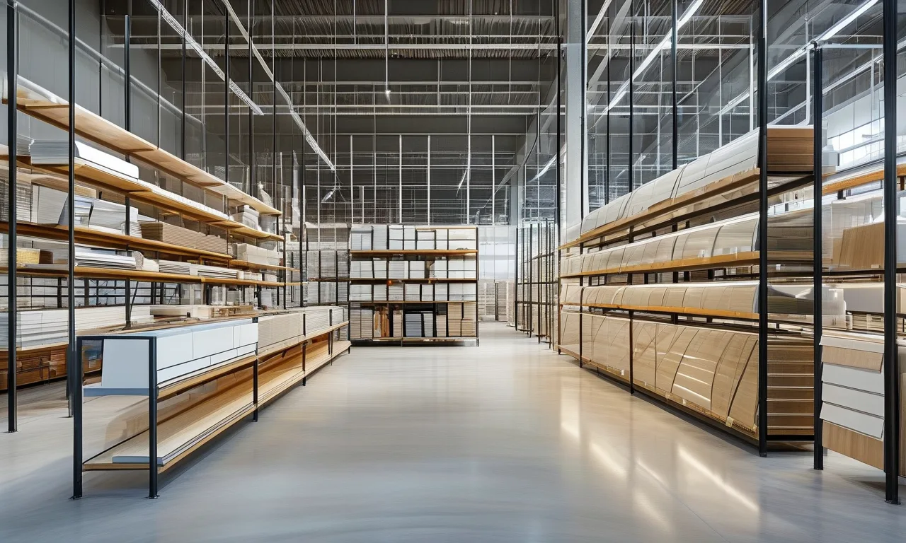 Building supplies warehouse and showroom