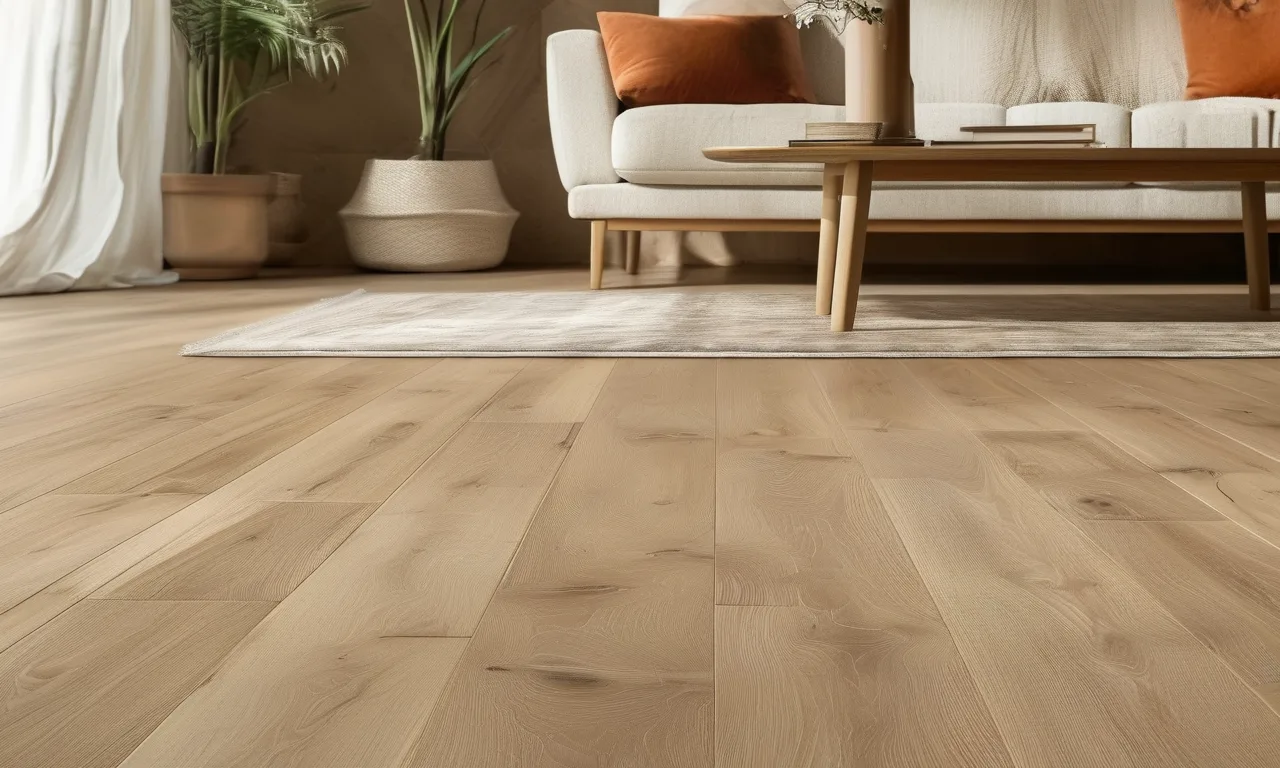 Engineered wood flooring planks