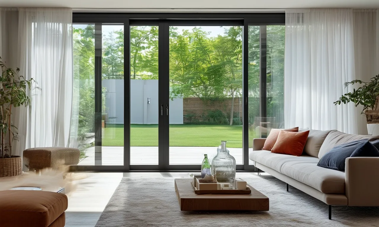 Sliding glass patio door